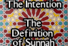 The Definition of Sunnah